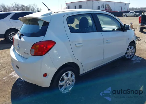 2015 Mitsubishi Mirage De from USA, damaged, VIN ML32A3HJ9FH031362